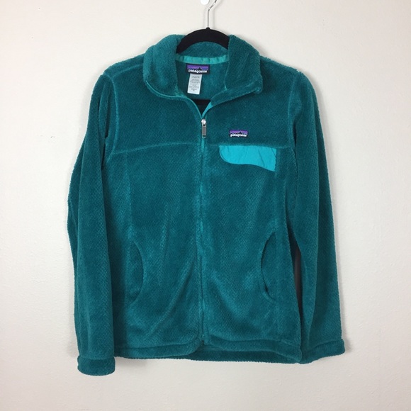 Patagonia Jackets & Blazers - Patagonia retool fleece full zip jacket deep teal